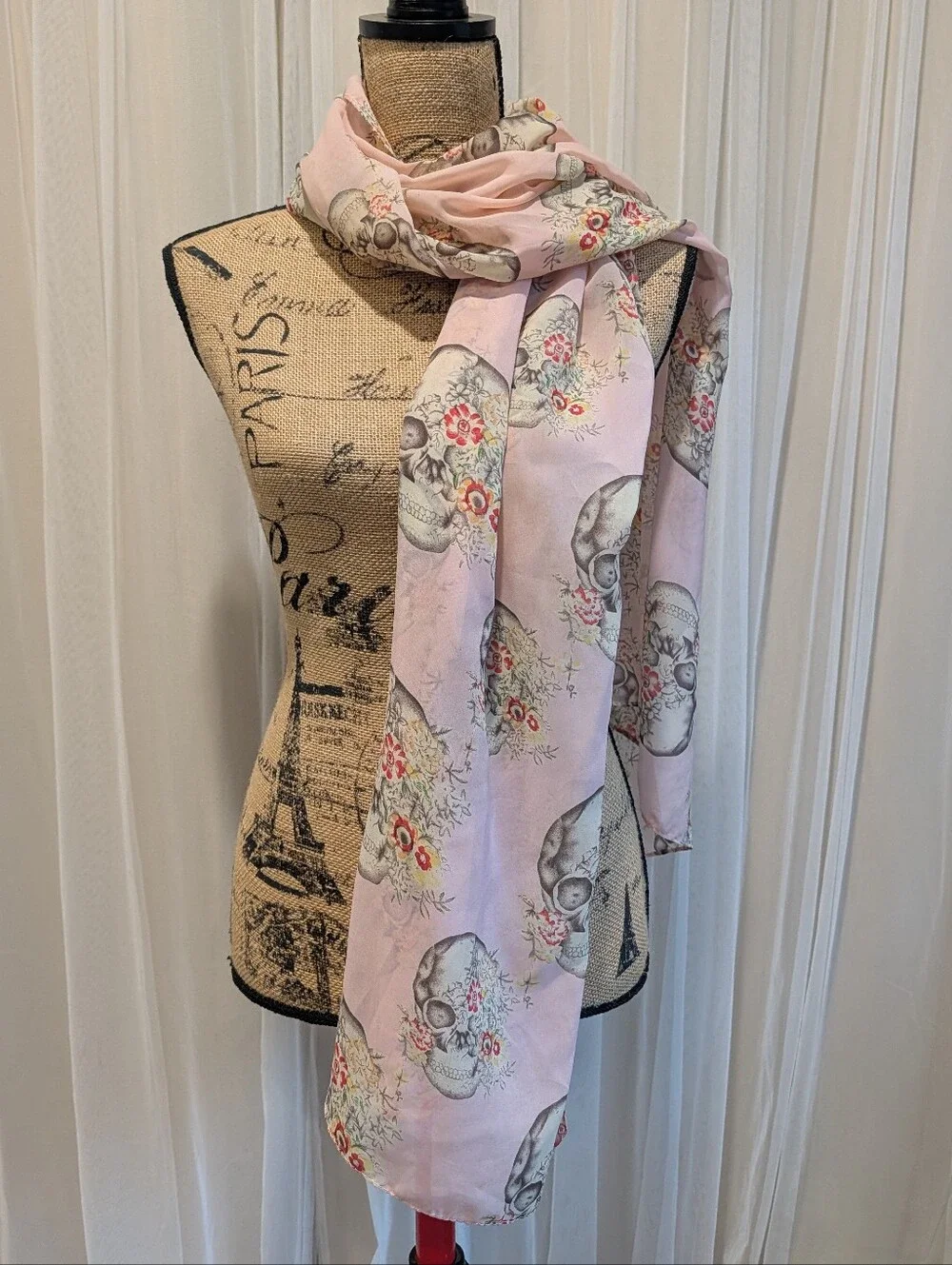 Floral Skull Scarf